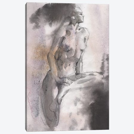 Naked Woman Girl Canvas Print #SYH72} by Samira Yanushkova Canvas Print