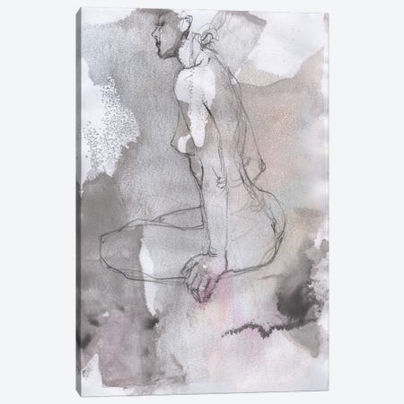 Beautiful Naked Woman Canvas Print #SYH73} by Samira Yanushkova Canvas Art Print