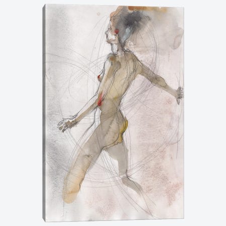 Naked Drawing Art Canvas Print #SYH74} by Samira Yanushkova Canvas Art