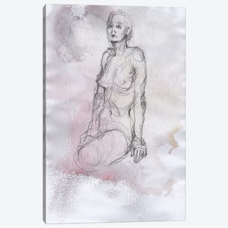 Erotic Sketch Drawing Canvas Print #SYH75} by Samira Yanushkova Canvas Wall Art