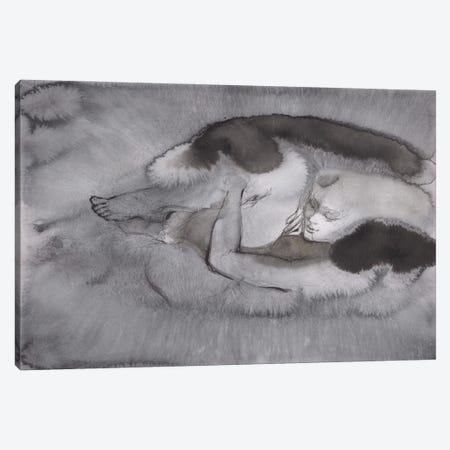 Girl's Dream Canvas Print #SYH76} by Samira Yanushkova Canvas Art