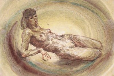 Seductive Mystery by Samira Yanushkova multi panel art