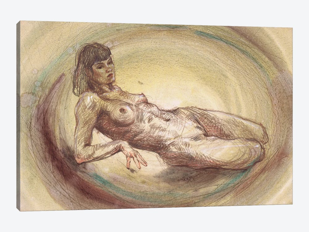 Seductive Mystery by Samira Yanushkova 1-piece Canvas Art Print