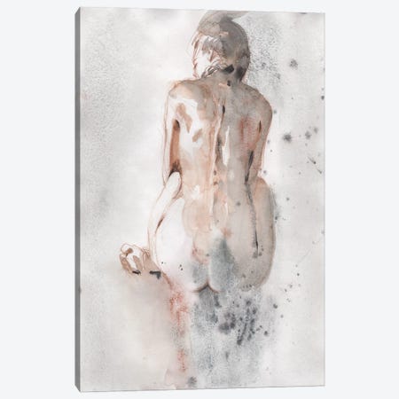 Naked Girl From The Back Canvas Print #SYH77} by Samira Yanushkova Canvas Art