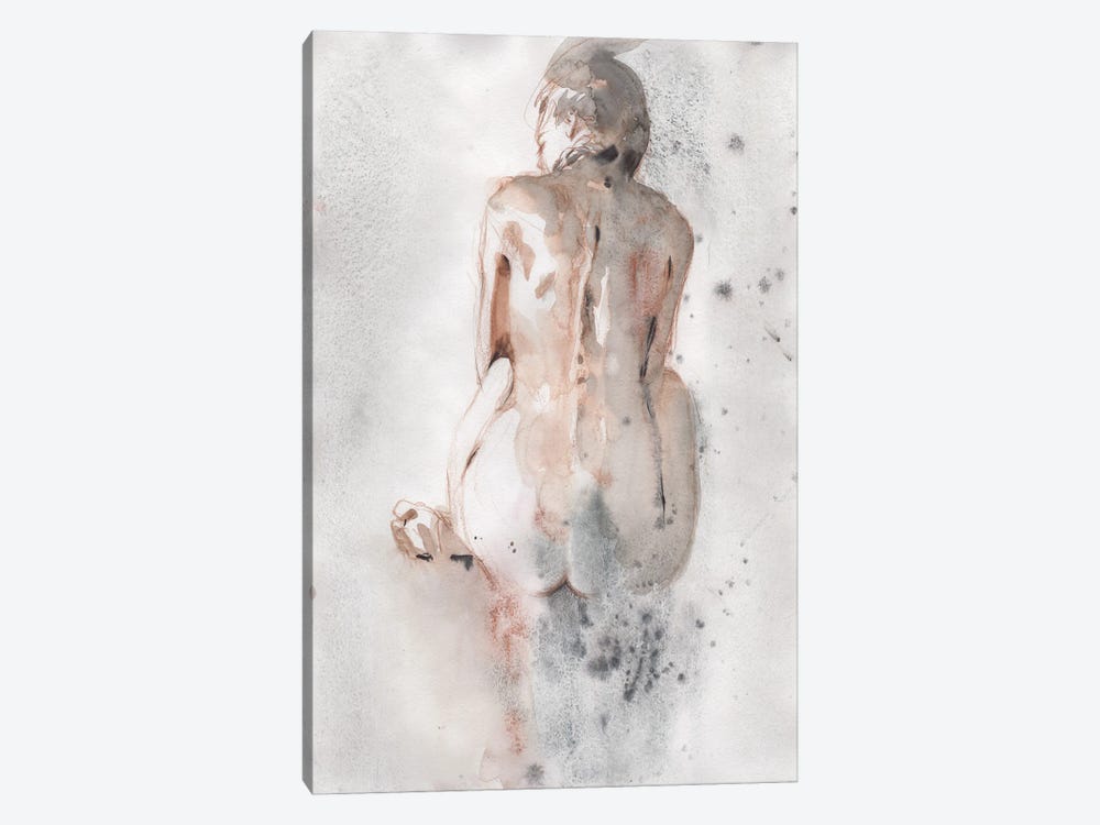 Naked Girl From The Back by Samira Yanushkova 1-piece Canvas Artwork