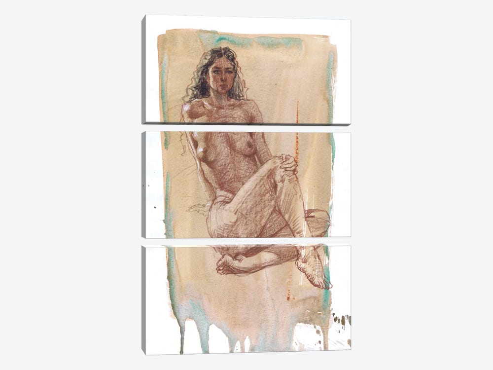 Mesmerizing Magic Of Seduction by Samira Yanushkova 3-piece Canvas Print