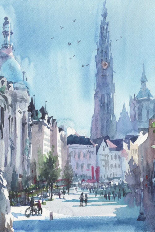 Cityscape Charisma by Samira Yanushkova wall art