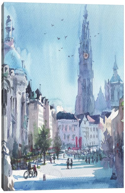 Cityscape Charisma Canvas Art Print - Samira Yanushkova