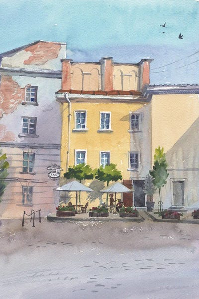 Samira Yanushkova: Cafe Boulevard by Samira Yanushkova