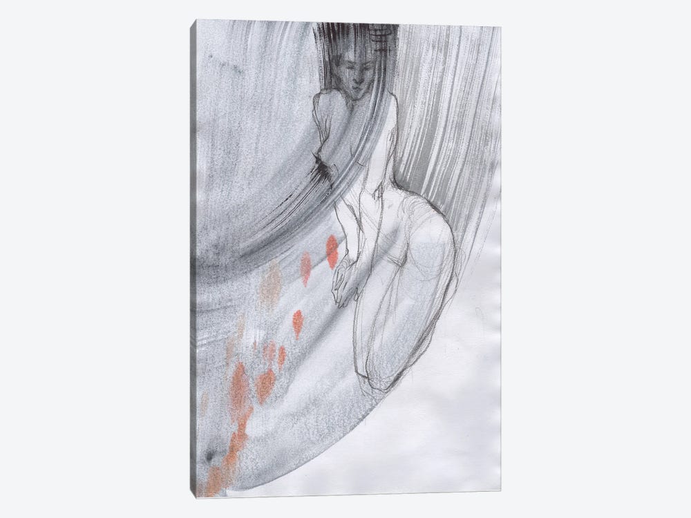 Abstract Nude Girl by Samira Yanushkova 1-piece Canvas Artwork