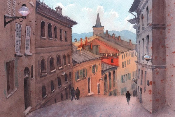 Dining Room: Antique Alleyways by Samira Yanushkova