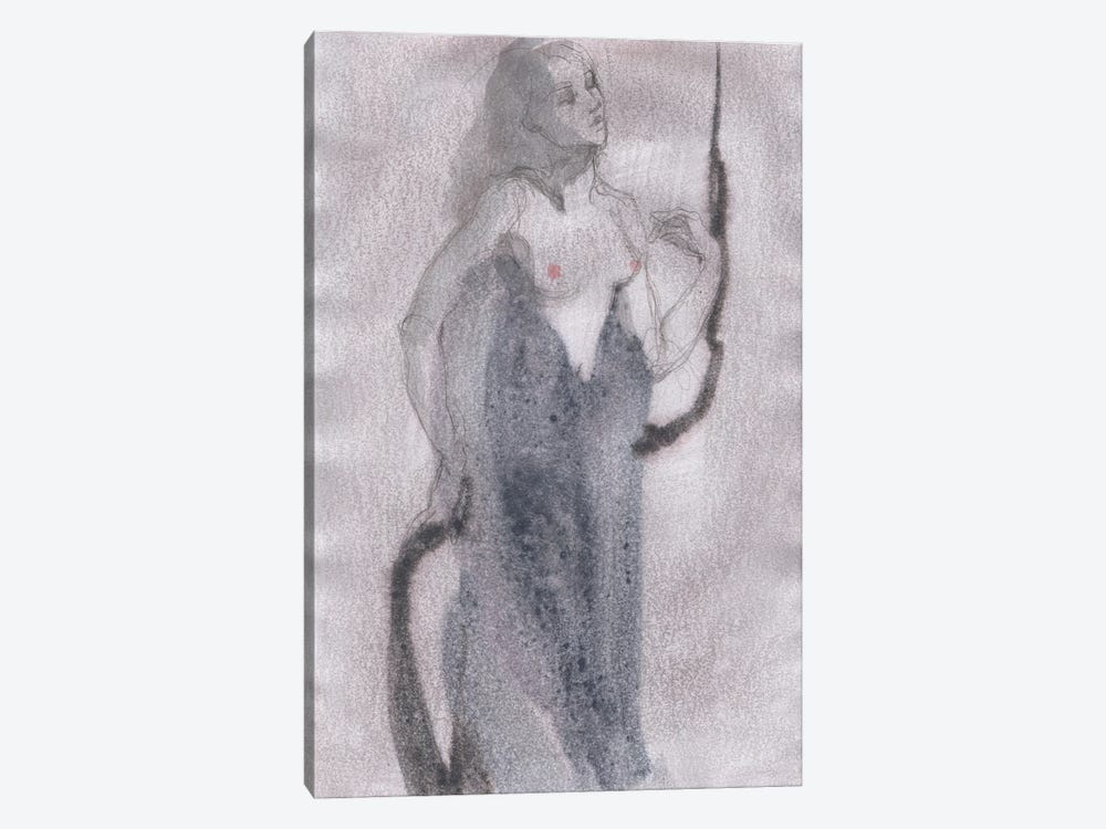 Nude Abstract Girl by Samira Yanushkova 1-piece Canvas Artwork