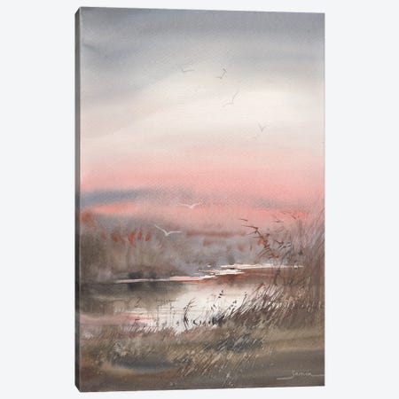Calming Landscape Canvas Print #SYH83} by Samira Yanushkova Canvas Wall Art