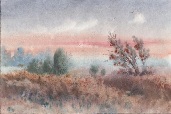 Samira Yanushkova: Foggy Landscape by Samira Yanushkova