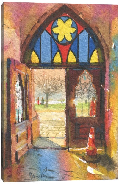 Opening Doors To History Canvas Art Print - Samira Yanushkova
