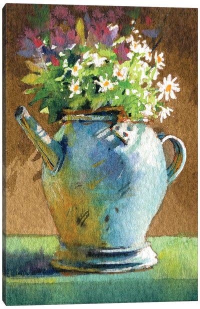 Flowers Of The Morning Sun Canvas Art Print - Samira Yanushkova
