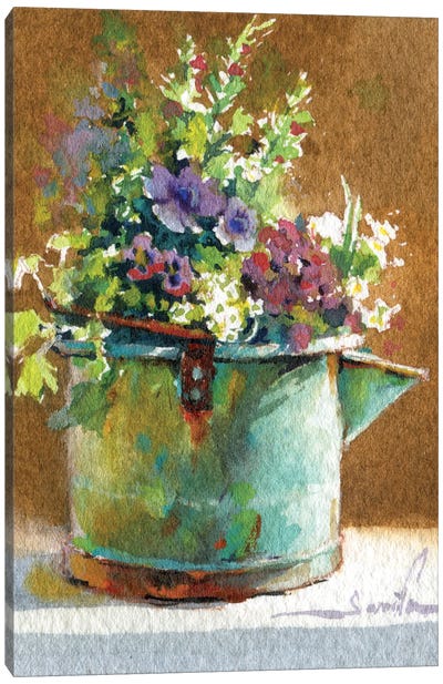 Blossoming Moment Canvas Art Print - Samira Yanushkova
