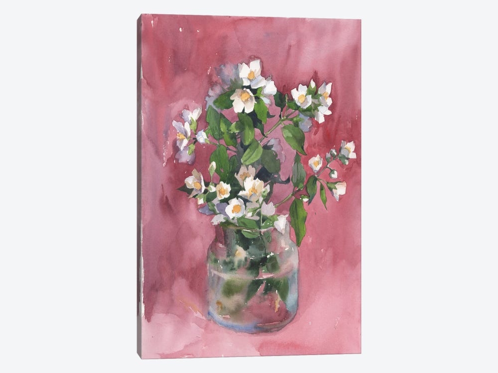 Provence. Still Life With Flowers by Samira Yanushkova 1-piece Canvas Art