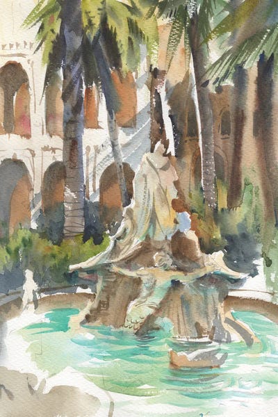Fountain In Italy