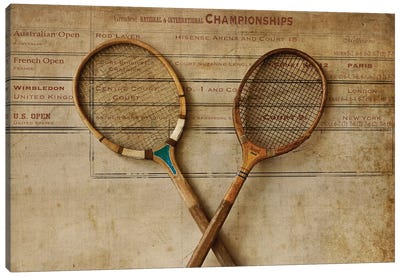 Tennis II Canvas Art Print - Symposium Design