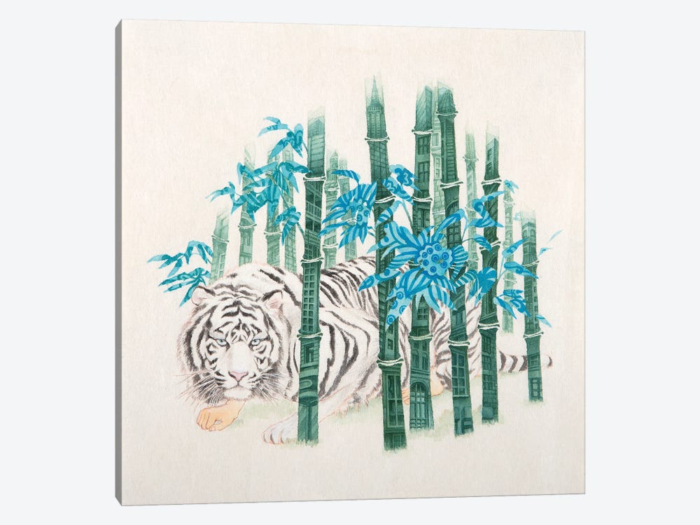 Chinese Zodiac Series- Crouching Tiger by Suyeon Na 1-piece Canvas Artwork