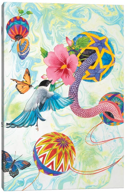 Balls Canvas Art Print - Monarch Butterflies
