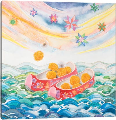 Sojourn Canvas Art Print - Canoe Art