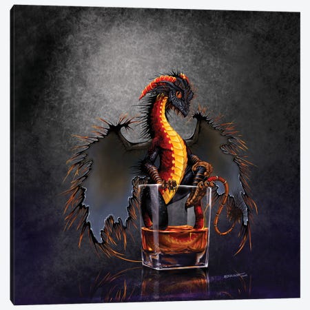 Rum Dragon Canvas Print #SYR107} by Stanley Morrison Art Print