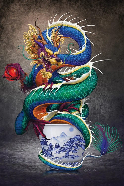 Sake Dragon by Stanley Morrison wall art