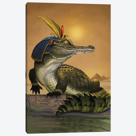 Sobek Canvas Print #SYR114} by Stanley Morrison Canvas Wall Art