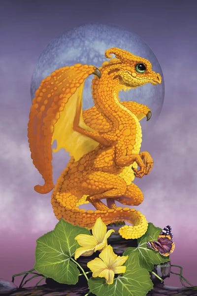 Stanley Morrison: Squash Dragon by Stanley Morrison
