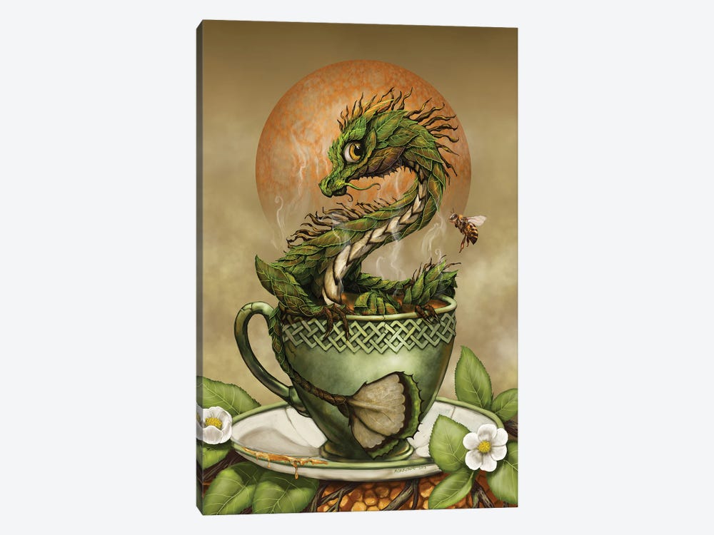 Tea Dragon by Stanley Morrison 1-piece Canvas Wall Art