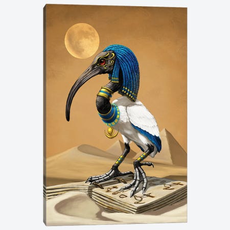 Thoth Canvas Print #SYR128} by Stanley Morrison Canvas Wall Art