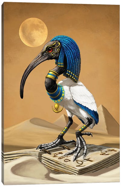 Thoth Canvas Art Print - Egypt Art