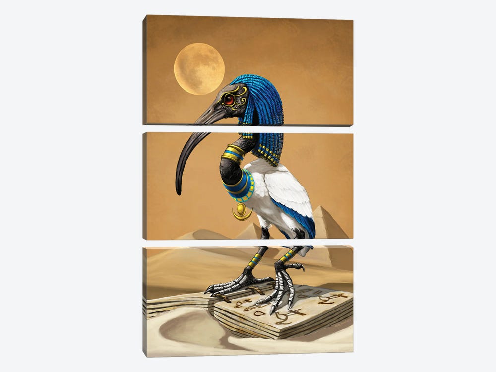 Thoth by Stanley Morrison 3-piece Canvas Artwork
