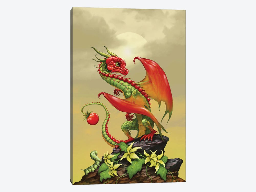 Tomato Dragon by Stanley Morrison 1-piece Art Print