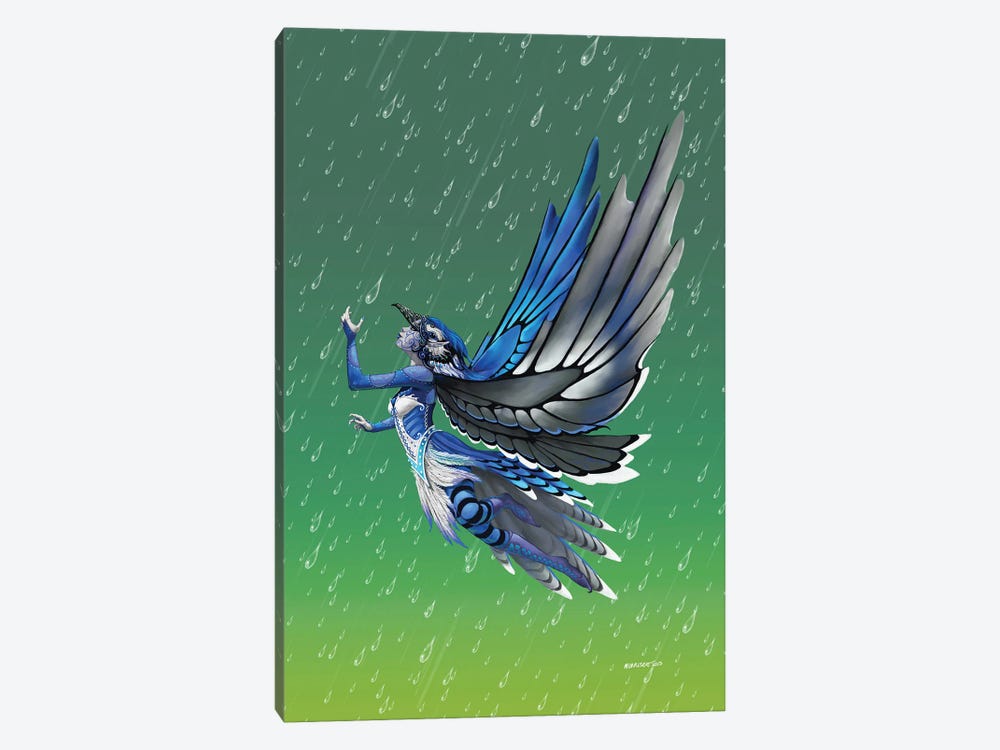 Blue Jay Fairey by Stanley Morrison 1-piece Canvas Art