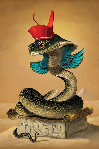 Wadjet by Stanley Morrison framed wall art