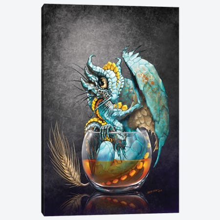 Whiskey Dragon Canvas Print #SYR139} by Stanley Morrison Art Print