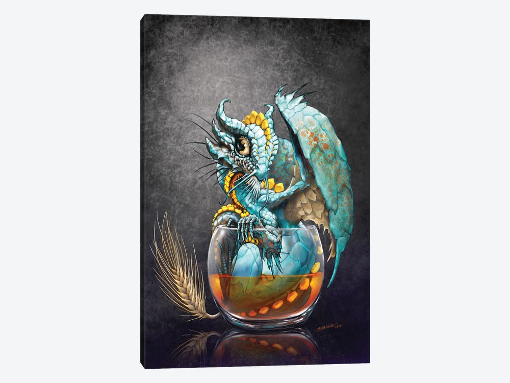 Whiskey Dragon by Stanley Morrison 1-piece Canvas Artwork