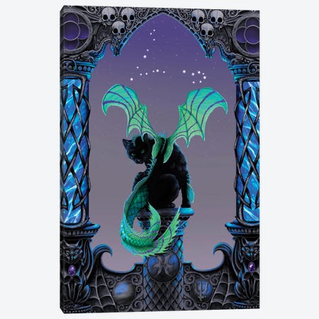 Zodicat Pisces Canvas Print #SYR149} by Stanley Morrison Canvas Wall Art
