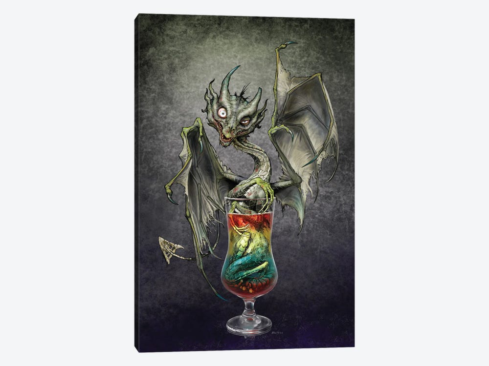 Zombie Dragon by Stanley Morrison 1-piece Art Print