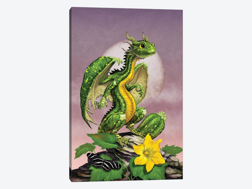 Zucchini Dragon by Stanley Morrison 1-piece Canvas Artwork