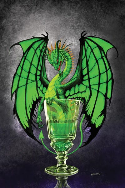 Dragons: Absinthe Dragon by Stanley Morrison