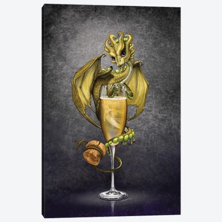 Champagne Dragon Canvas Print #SYR24} by Stanley Morrison Canvas Art Print