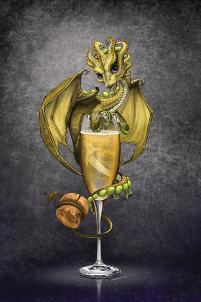 Dragons: Champagne Dragon by Stanley Morrison