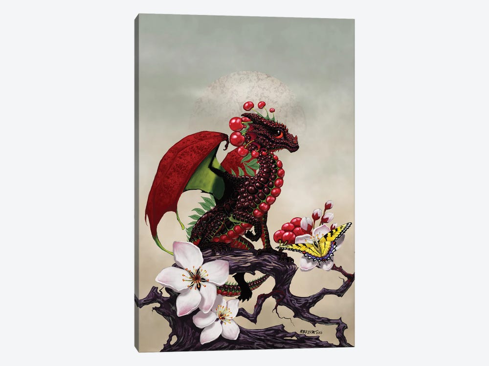 Cherry Dragon by Stanley Morrison 1-piece Canvas Art