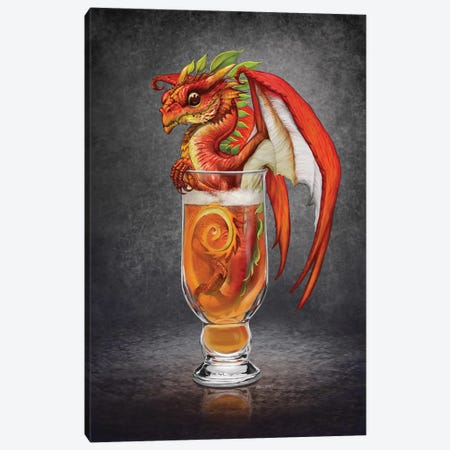 Cider Dragon Canvas Print #SYR27} by Stanley Morrison Art Print