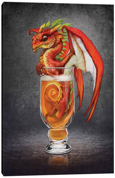 Cider Dragon Canvas Art Print - Stanley Morrison
