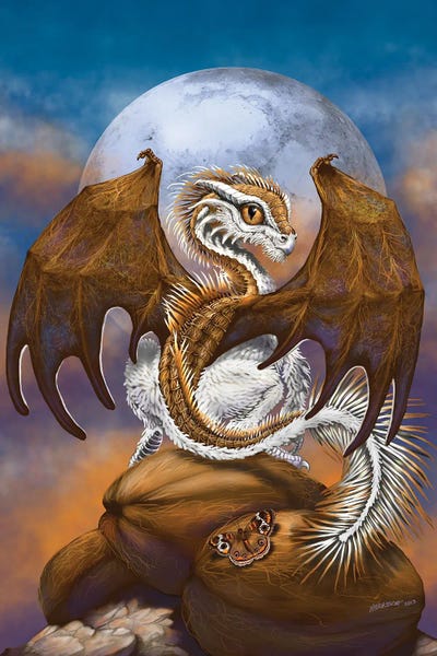 Coconut Dragon by Stanley Morrison multi panel art